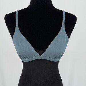 Skims Women's Blue Triangle Bralette size medium